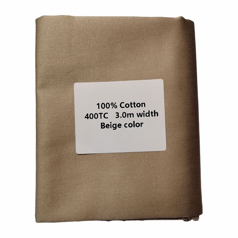 Sateen Plain Hotel Bedding Fabric manufacturers