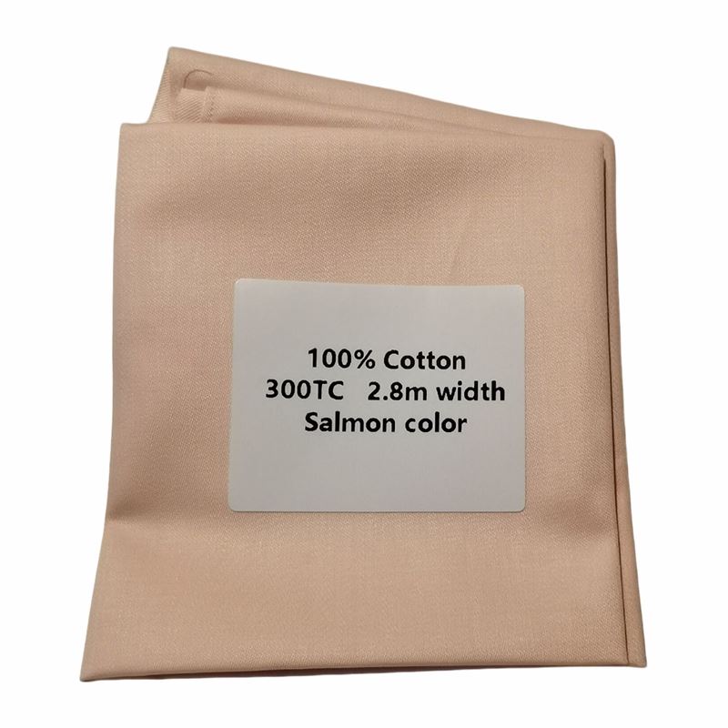 Sateen Plain Hotel Bedding Fabric high quality