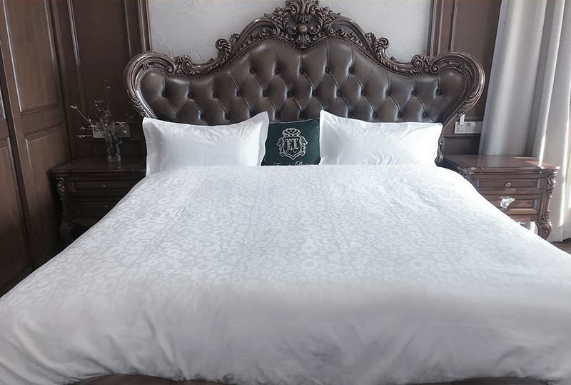 Satin Jacquard Hotel Top Sheets best
