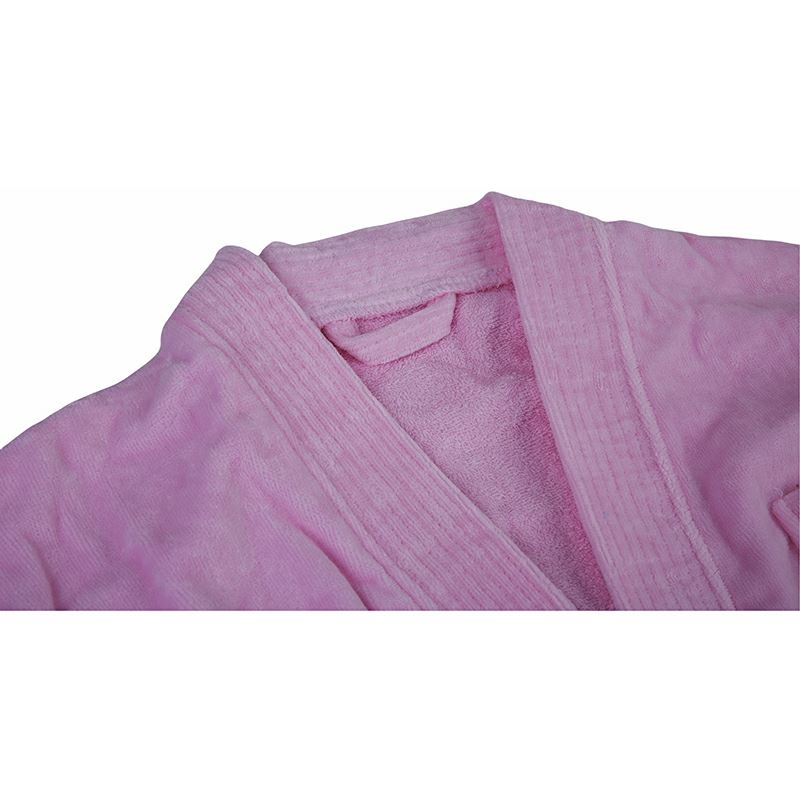 Soft Plush Velour Inner Terry Hotel Bathrobe manufacturers
