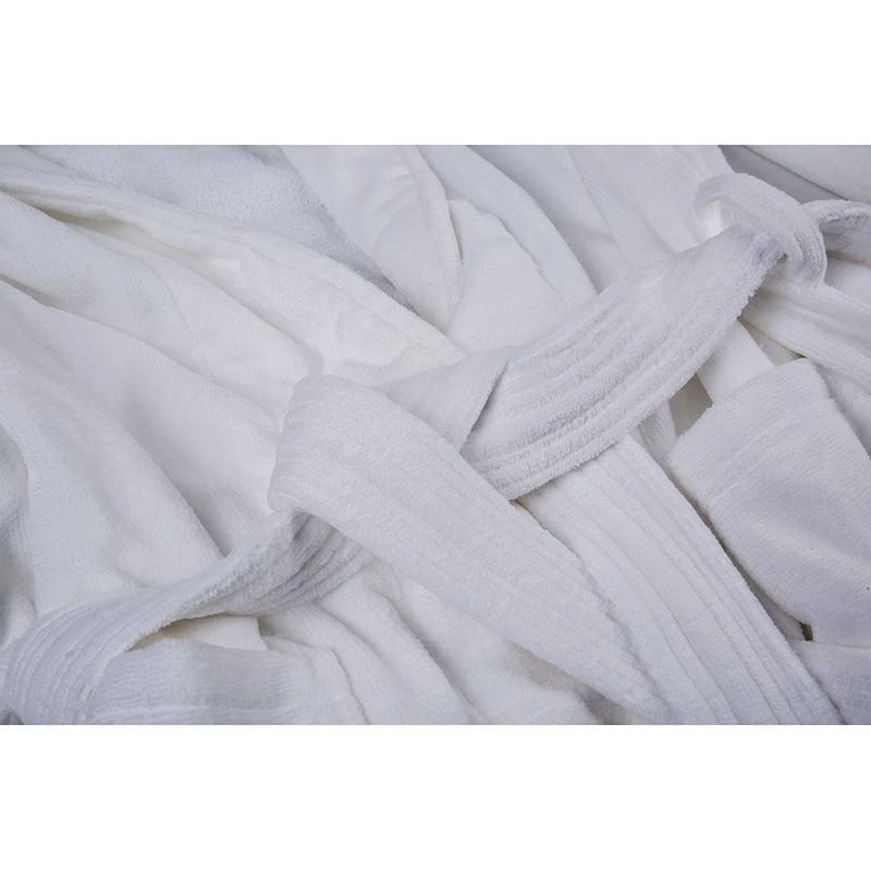 Soft Plush Velour Inner Terry Hotel Bathrobe suppliers