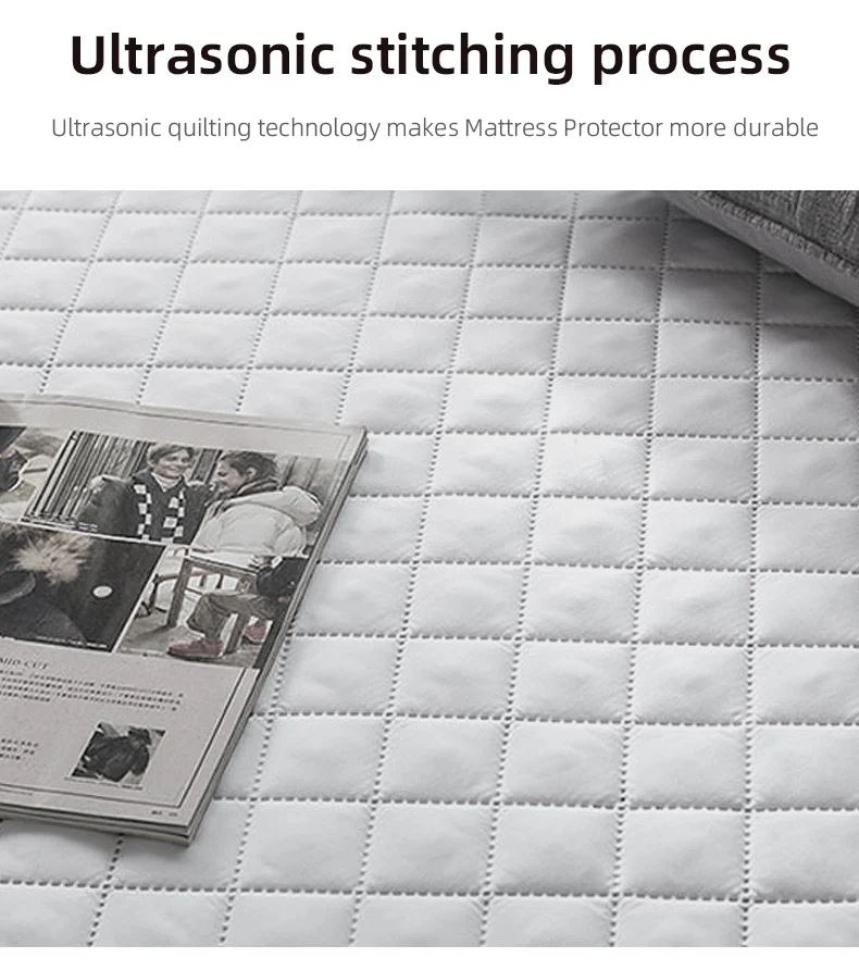 Ultrasonic Quilted Mattress Bed Pad factory