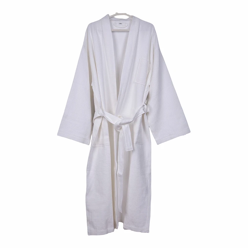 Breathable Honeycomb Waffle Weave Commercial Bath Robe