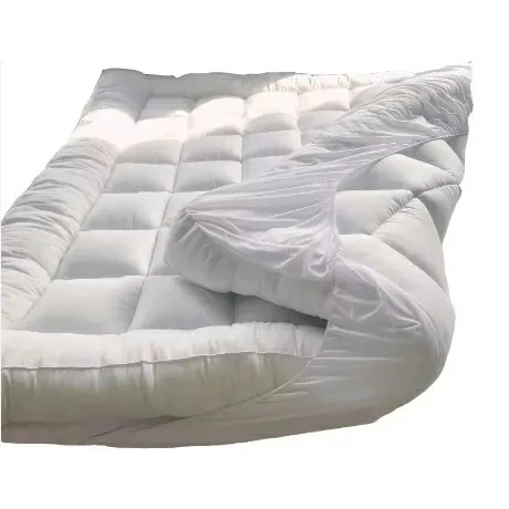 Deep Pocket Fitted Microfiber Quilted Hotel Mattress Topper suppliers