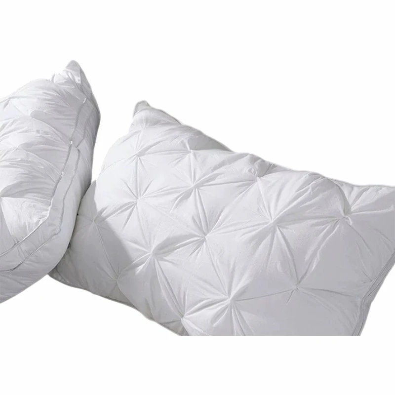 Down Alternative Microfiber Twist Flower Hotel Pillows factory