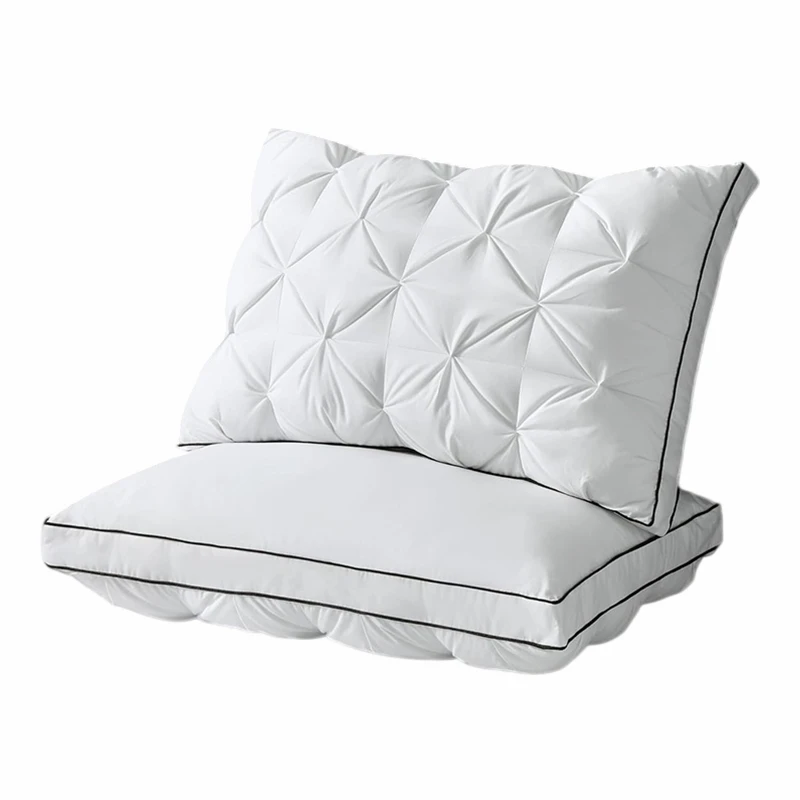 Down Alternative Microfiber Twist Flower Hotel Pillows