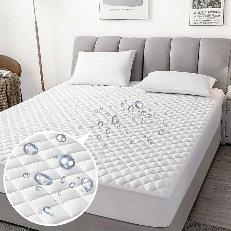 Fitted Quilted Waterproof Hotel Mattress Cover
