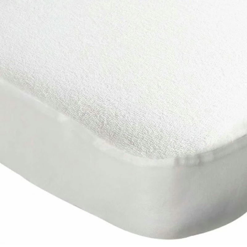 Fitted Terry Towelling Cloth Waterproof Mattress Protector factory
