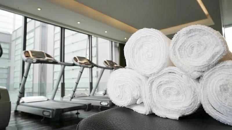 Lightweight Quick Dry Cotton Hotel Gym Towel factory