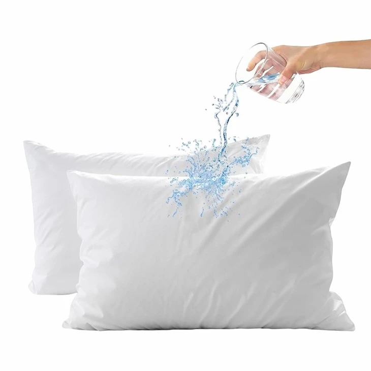Knitted Polyester TPU Waterproof Zippered Pillow Protector