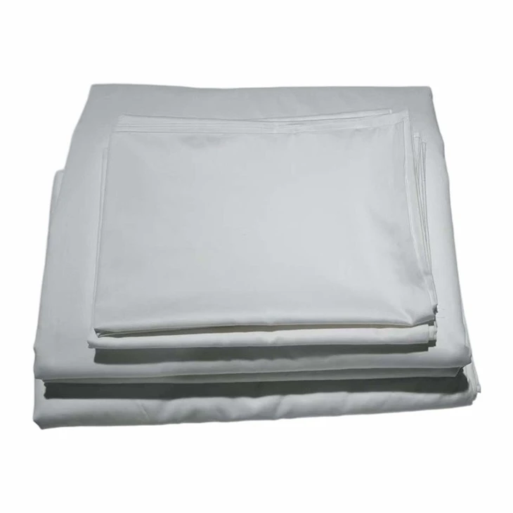 Satin Plain Hotel Bed Sheets high quality