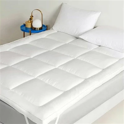 Four Corner Elastic Microfiber Quilted Mattress Topper