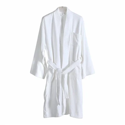 Soft Plush Velour Inner Terry Hotel Bathrobe