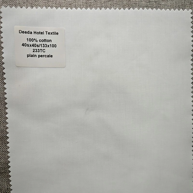 Percale Hospitality Bedding Fabric high quality