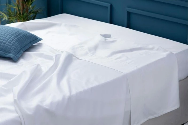 Percale Plain Hotel Bottom Sheets high quality