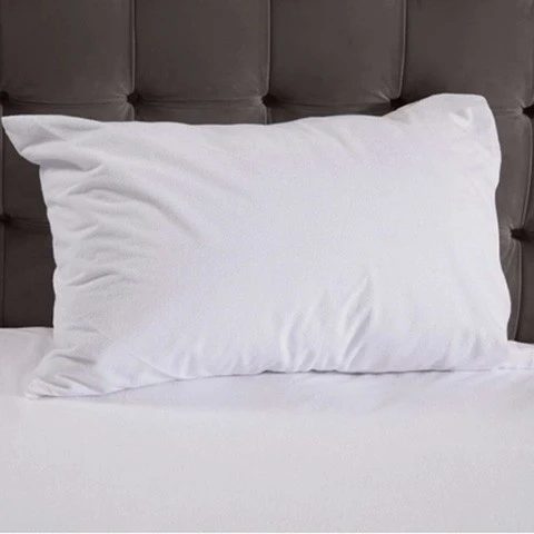 Poly Cotton Terry TPU Waterproof Zippered Pillow Protector factory