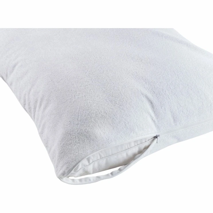 Poly Cotton Terry TPU Waterproof Zippered Pillow Protector suppliers