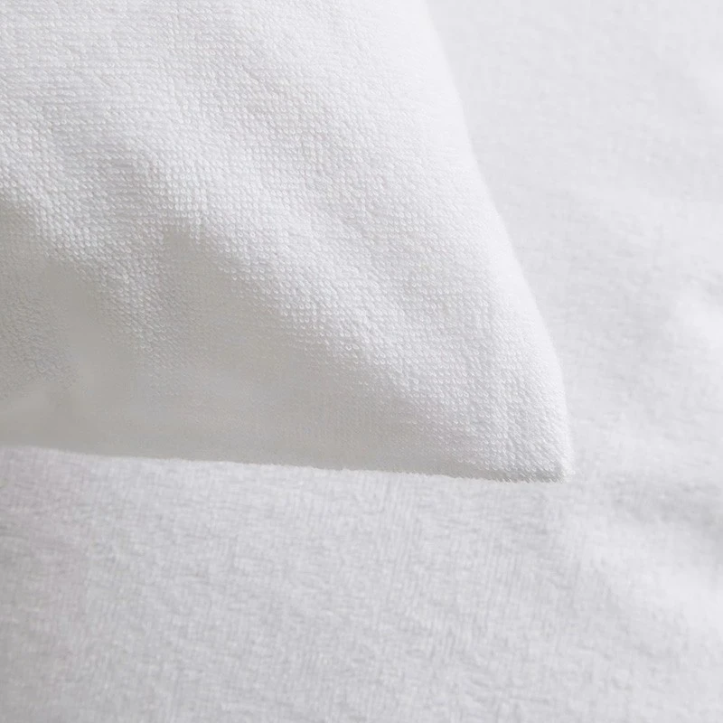 Poly Cotton Terry TPU Waterproof Zippered Pillow Protector factory