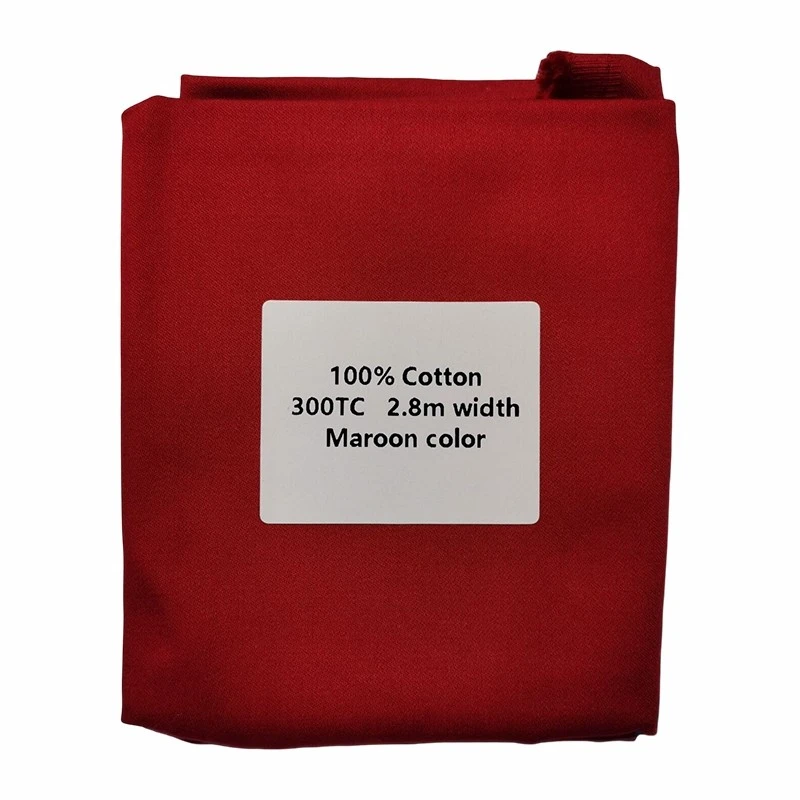 Sateen Plain Hotel Bedding Fabric suppliers