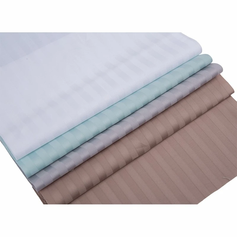 Sateen Stripe Hotel Bed Sheet Fabrics price