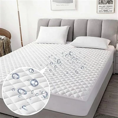 Fitted Quilted Waterproof Hotel Mattress Cover