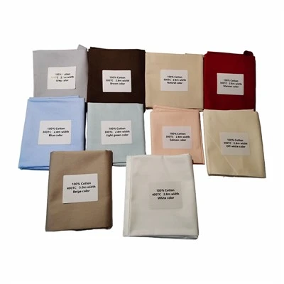 Sateen Plain Hotel Bedding Fabric