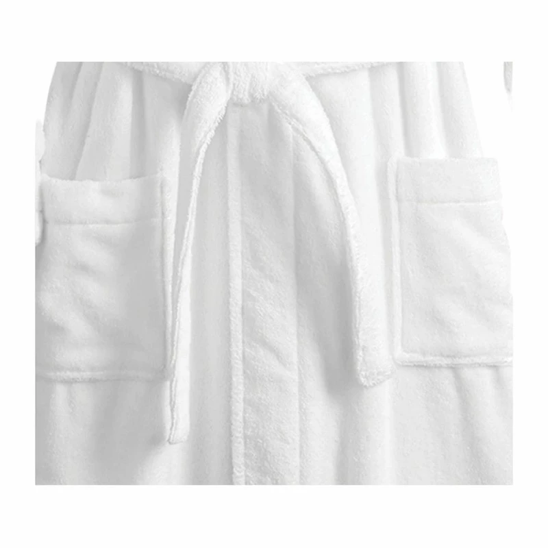 Soft Plush Microfiber Coral Fleece Hotel Bathrobe factory