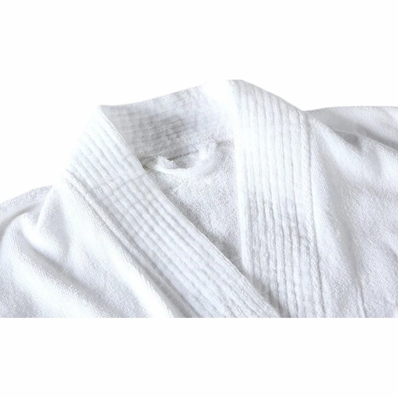 Soft Plush Velour Inner Terry Hotel Bathrobe high quality