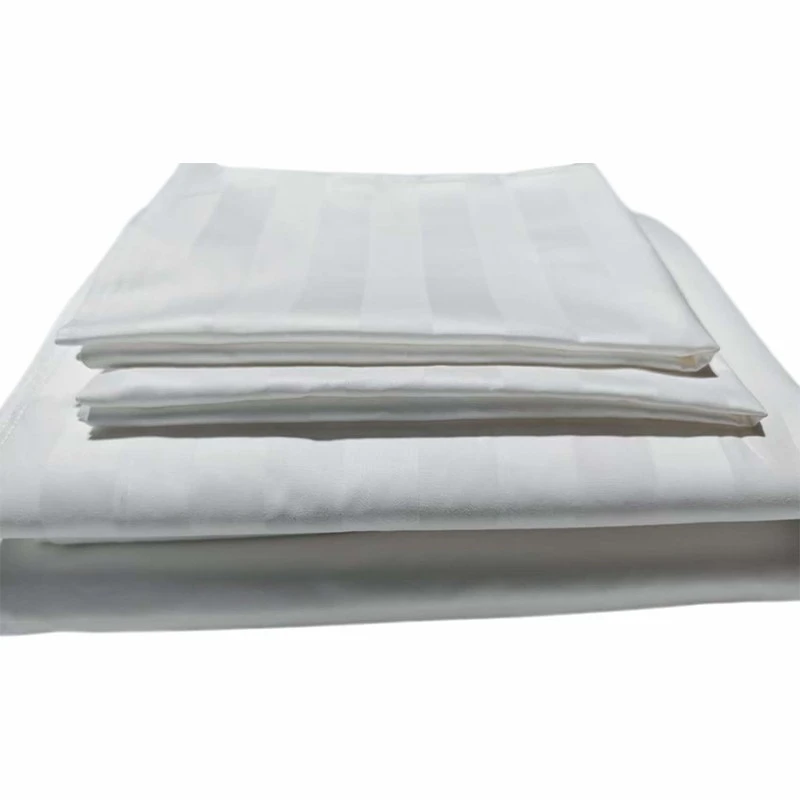 Stripe Hotel Commercial Bedding Sets high quality