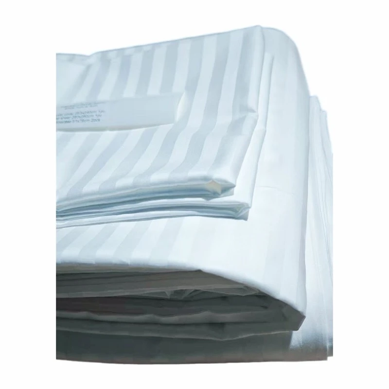 Striped Hotel Hospitality Sheets factory