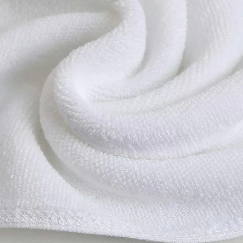White 100% Cotton Terry Hotel Face Towel suppliers